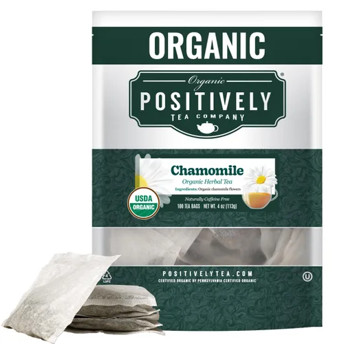 Vista 17 de Bolsas de hojas sueltas para té. Orgánicas por USDA. Positively Tea LLC.