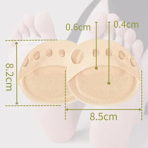 Vista 7 de EACOZY Almohadillas metatarsianas invisibles, almohadillas suaves para pies para mujeres y hombres, cojines reutilizables para pies para corredores