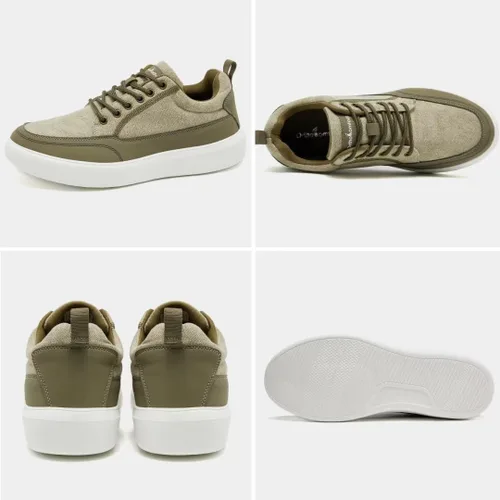 Vista 2 de OrthoComfoot Zapatillas ortopédicas de moda para hombre para fascitis plantar zapatos de caminar acolchados de apoyo casual para la diabetes