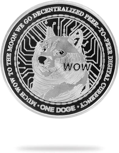 Vista 9 de Cryptochips Dogecoin (Doge) Criptomoneda física Criptomoneda conmemorativa que puede HODL