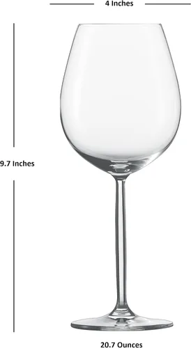 Vista 4 de Schott Zwiesel Tritan - Juego de 6 copas de cristal de la colección Diva, copa de vino, agua