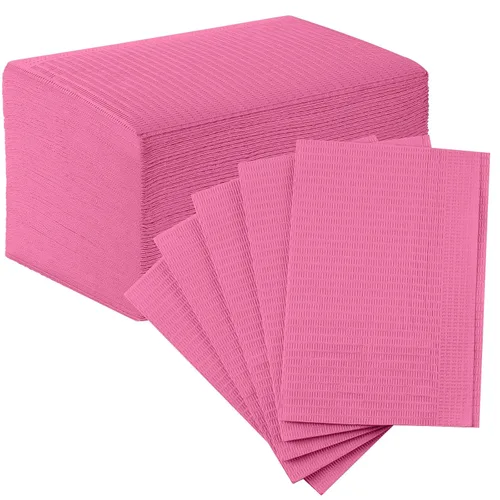 Vista 13 de JMU Baberos dentales negros, baberos dentales desechables de 3 capas, baberos para tatuajes impermeables para clínica dental, tienda de tatuajes