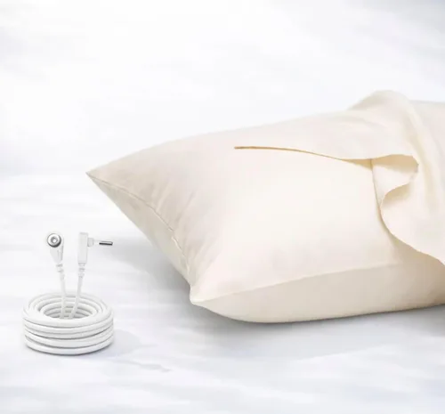 Vista 13 de Sábana ajustable GroundLuxe de fibra de plata 10% orgánica