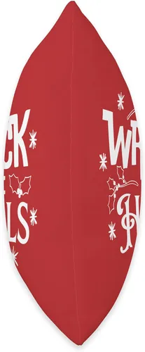 Vista 2 de jovy fits Wreck Funny Christmas Deck The Halls - Almohada para niños, 16 x 16 pulgadas, multicolor