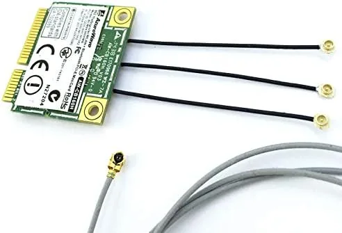 Vista 6 de HUYUN Antena IPEX 4 a IPEX 1 de 3 piezas para BCM94360CSAX / BCM94360CS2 / BCM94360CS2AX / BCM94352Z