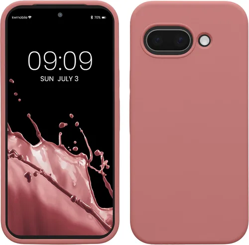 Vista 286 de kwmobile Funda Compatible con Google Pixel 6 Pro - Funda de Teléfono de Silicona TPU con Acabado Suave - Azul Caribe