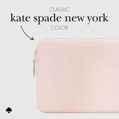 Vista 5 de Kate Spade New York - Funda para portátil de 14 pulgadas, color rosa tiza Puffer-Chalk Rosa