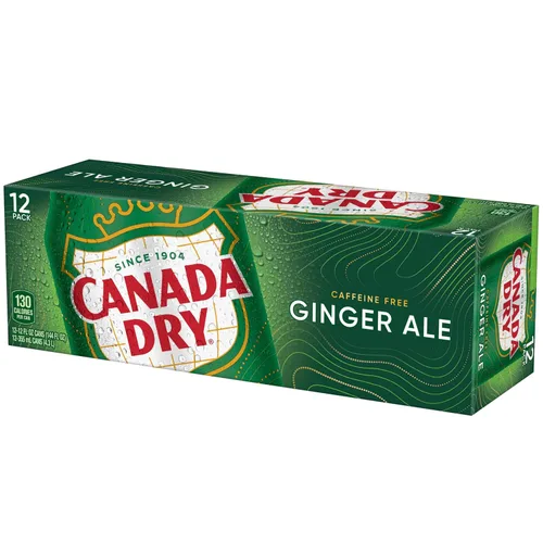 Vista 11 de Canada Dry Ginger Ale Soda, latas de 12 onzas líquidas, paquete de 12
