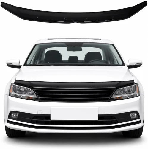 Vista 31 de BMY Deflector de capó para Audi A3 Sedan 2015-2020, protector de insectos