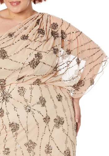 Vista 3 de Adrianna Papell Vestido adornado