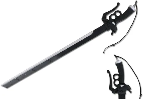 Vista 2 de Wish Inspire Juego de 2 espadas de espuma para cosplay de Titán de animé de 37 pulgadas