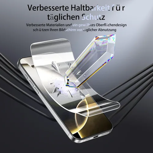 Vista 2 de Paquete de 3 protectores de pantalla de TPU para Samsung Galaxy Note10 + / Note 10 Plus, desbloqueo de huellas dactilares, transparente HD