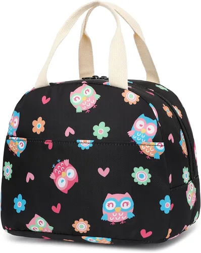 Vista 23 de Lonchera con diseño de aguacate para mujeres y niñas, con aislamiento, reutilizable, para niños, adultos, escuela, trabajo, picnic, viajes