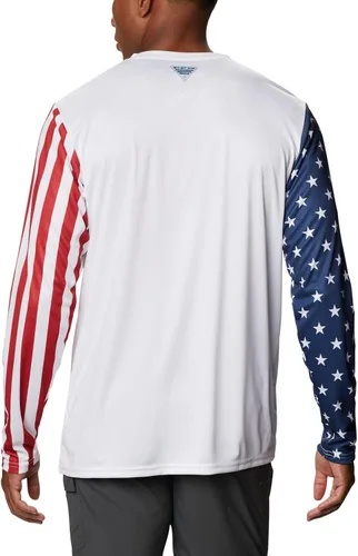 Vista 2 de Columbia Mens Terminal Tackle PFG Americana Ls