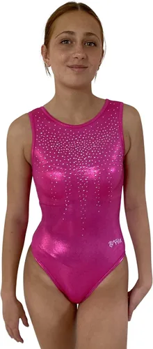 Vista 11 de LIL'FOX SHIMMER Leotardos de gimnasia para niñas - Ropa de baile para niños, volteretas, acrobacia, equipo de gimnasia Negro