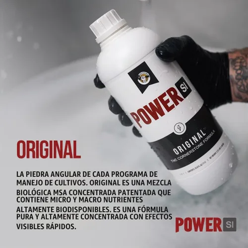 Vista 3 de PowerSI - Suplemento de sílice original de 1 litro, aditivo de fortalecimiento vegetal con ácido monosilícico, mejora la absorción de nutrientes