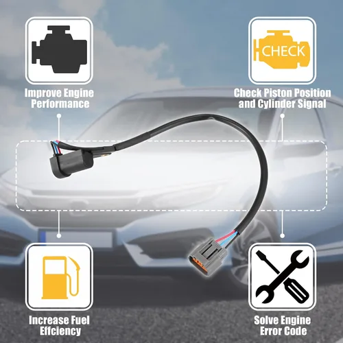 Vista 3 de X AUTOHAUX Sensor de posición del cigüeñal del coche ZL01-18-221A para Mazda Miata 1999-2005
