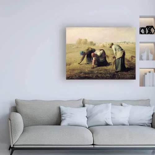 Vista 3 de Trademark Fine Art, Espigadoras 18x24 de Jean-Francois Millet, Múltiples
