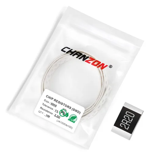 Vista 79 de Chanzon - 100 piezas de resistencias SMD 0805 0 Ω ohm 1/8W 0.125W ±1% de tolerancia, película gruesa, resistencias de chip SMT, certificadas por Rohs