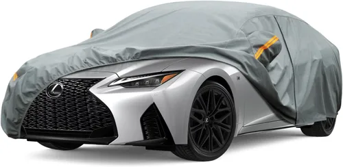 Vista 24 de Kayme Funda de Coche de Servicio Pesado Impermeable para Todo Tipo de Clima, Ajuste Personalizado para Tesla Model S, Cubierta Exterior Completa