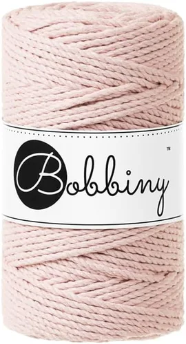 Vista 14 de Bobbiny Cordón de macramé regular de 0.118 in y 3 capas (aguamarina), 108yds/330 pies (100% algodón reciclado)