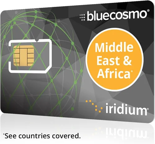 Vista 6 de BlueCosmo Tarjeta SIM global prepagada Iridium de 100 minutos – Tiempo de emisión de teléfono satelital – Vencimiento de 30 días – Sin tarifa