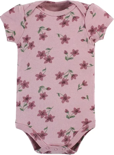 Vista 271 de Hudson Baby baby-girls Cotton Bodysuits 3-pack