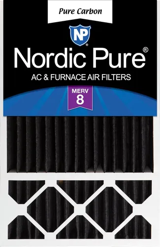 Vista 22 de Nordic Pure 16x25x5 (15_3/4 x 24_3/4 x 4_3/8) Honeywell/Lennox Filtro de aire de reemplazo MERV 8 1 unidad