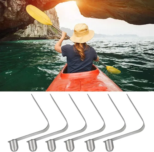 Vista 5 de 6 clips de resorte, clips de cabeza sólida, clip de resorte de acero inoxidable, botón de empuje único, 0.315 in