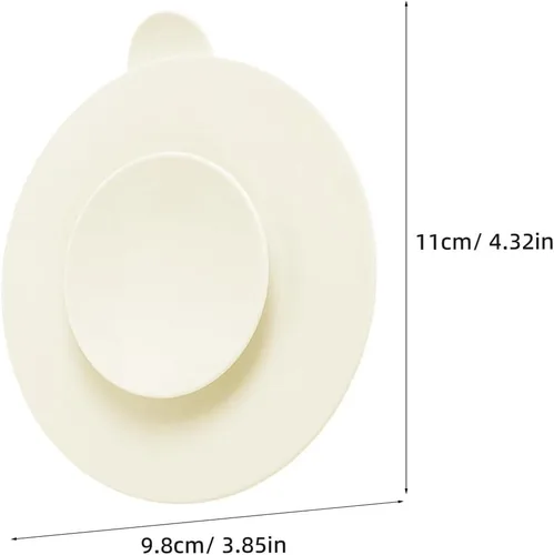Vista 2 de 3 alfombrillas de silicona antideslizantes para vajilla para una fácil limpieza, mejoradas habilidades alimenticias, silicona de grado alimenticio