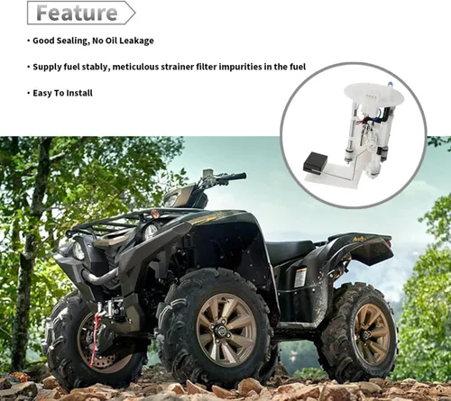 Vista 4 de Nakkaa 3B4-13907-10-00 Reemplazo del conjunto de la bomba de combustible para Grizzly 700 550 4WD Kodiak Viking 700 Wolverine X2 X4 YXZ1000 YXZ1000R