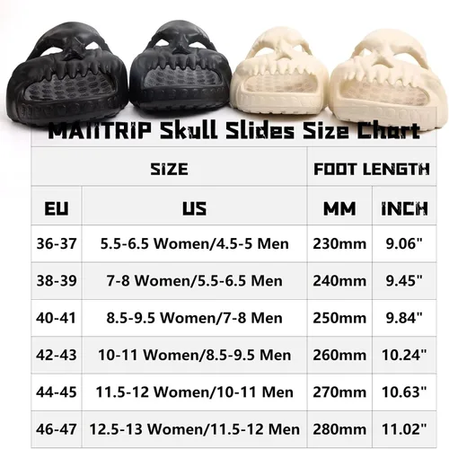 Vista 2 de Sandalias de calavera para hombres y mujeres, sandalias deportivas antideslizantes con nubes, sandalias de punta abierta, cómodas, para playa