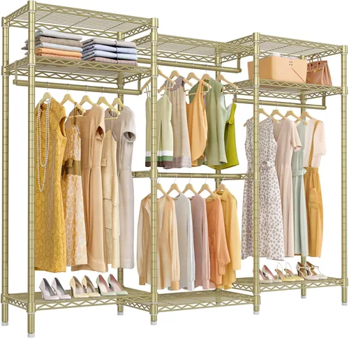 Vista 9 de VIPEK V5i Perchero de Ropa Armarios de Dormitorio Organizador de Closet Independiente, Closet Guardarropa Portátil Perchero de Ropa Resistente con 8