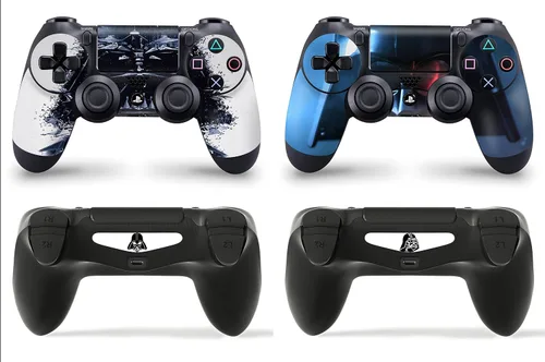 Vista 8 de giZmoZ n gadgetZ PS4 Pro Console DV from Starwars Skin Decal Vinal Sticker + 2 Controller Skins Set