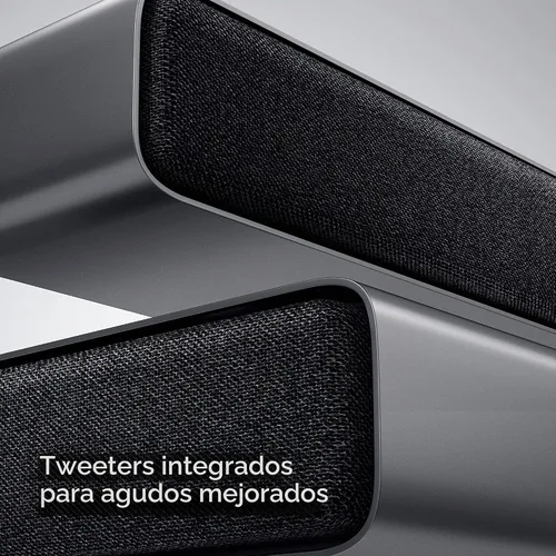 Vista 6 de TCL Barra de sonido de 3.1 canales con subwoofer inalámbrico (Q6310, modelo 2023), Dolby Audio, DTS Virtual:X, altavoz de canal central integrado