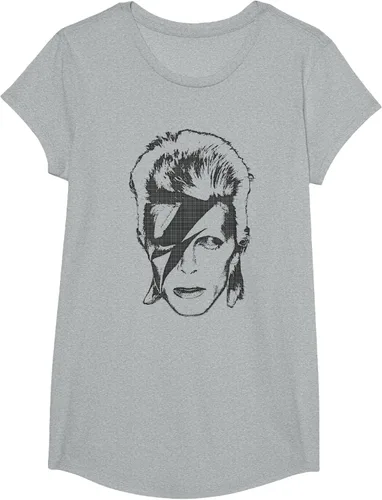 Vista 17 de David Bowie - Camiseta Lightning, Gris Asfalto