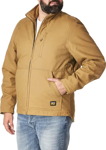 Vista 2 de Timberland PRO Chaqueta de lona con forro Gritman para hombre