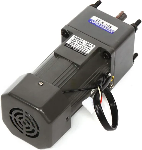 Vista 9 de Motor de engranaje de 110 V CA Motor reversible + controlador de velocidad variable Motor de velocidad ajustable monofásico 1:10, motor de reducción