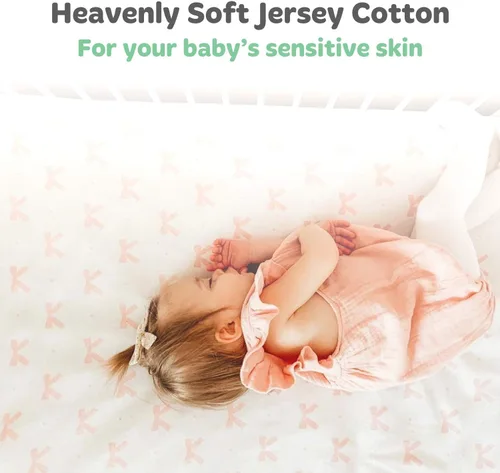Vista 4 de Joey + Joan Sábanas ajustables de 18 x 36 pulgadas – Compatible con Arms Reach Co Sleeper Clear Vue, Cambria, Mini Ezee moisés – Se adapta sin
