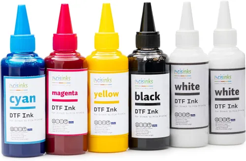 Vista 11 de Premium DTF - Juego de recambio de botellas de tinta de 33.8 fl oz, impresión directa a transferencia de calor, kit de conversión, compatible
