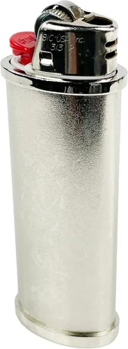 Vista 10 de DIYLuxury - Funda de metal para encendedor BIC Standard J6, EZ Reach Lighter, resistente, personalizable, reutilizable, funda individual