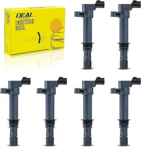 Vista 8 de DEAL Paquete de bobinas de encendido, compatible con Dodge Dakota Durango Nitro Ram 1500 - Jeep Commander Grand Cherokee Liberty - Mitsubishi Raider