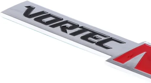 Vista 5 de 2 placas de identificación Vortec Max para puerta, logotipo 3D para camión SS 6.0 de 6.0 litros (negro/rojo)