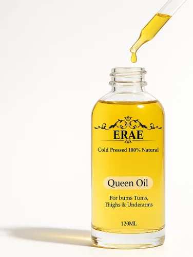 Vista 6 de Erae Queen Oil - Aceite reafirmante botánico natural prensado en frío para cara y cuerpo - Hidrata tensa y restaura la elasticidad para la piel