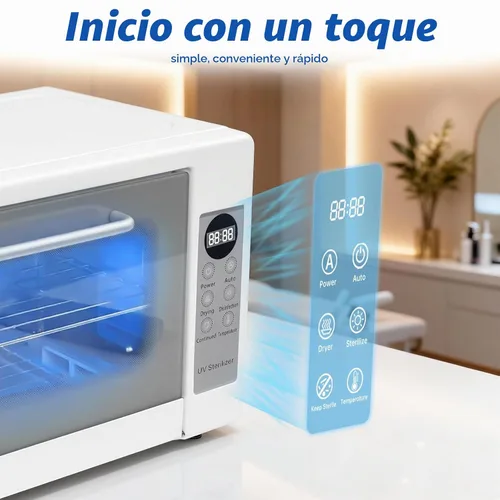 Vista 5 de Máquina de limpieza de herramientas de uñas de gran capacidad 24L