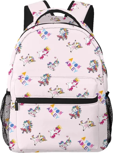 Vista 6 de hgxim Mochila escolar rosa patrón ligero ocio bolsa 3d impresión gran capacidad patrón ocio bolsa viaje, Rosado, Moderno" o "Personalizado