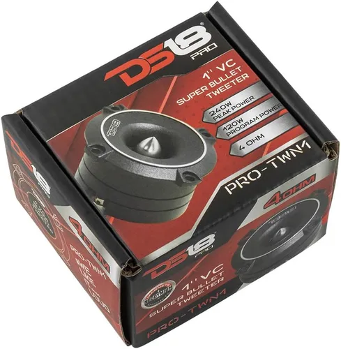 Vista 8 de DS18 Audio PROTWN1 PRO 1" Titanio NEO Slim Bullet TW
