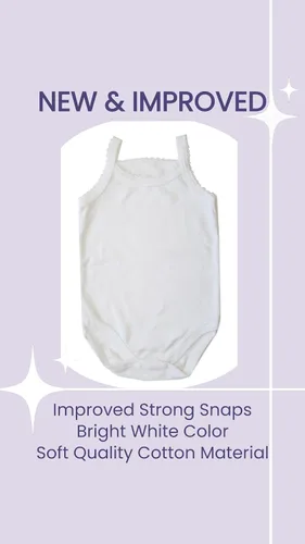Vista 3 de Body tipo camisola de algodón súper suave para bebé, paquete de 4