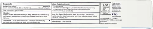 Vista 8 de Crest Pasta de dientes Protección de caries Cool Mint Gel (paquete de 3)
