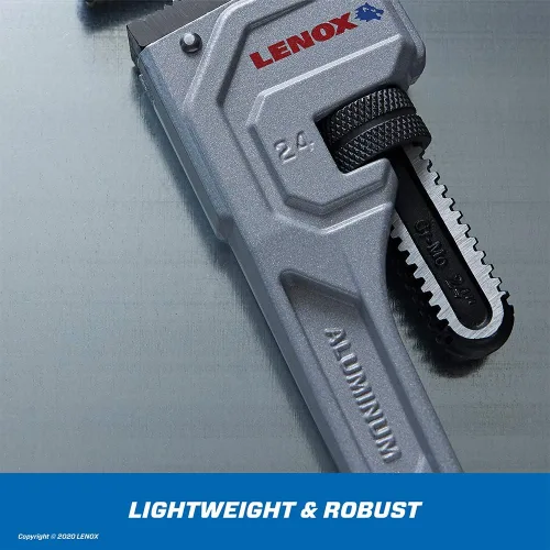 Vista 4 de LENOX Llave de tubo de aluminio, 24 pulgadas (LXHT90624)
